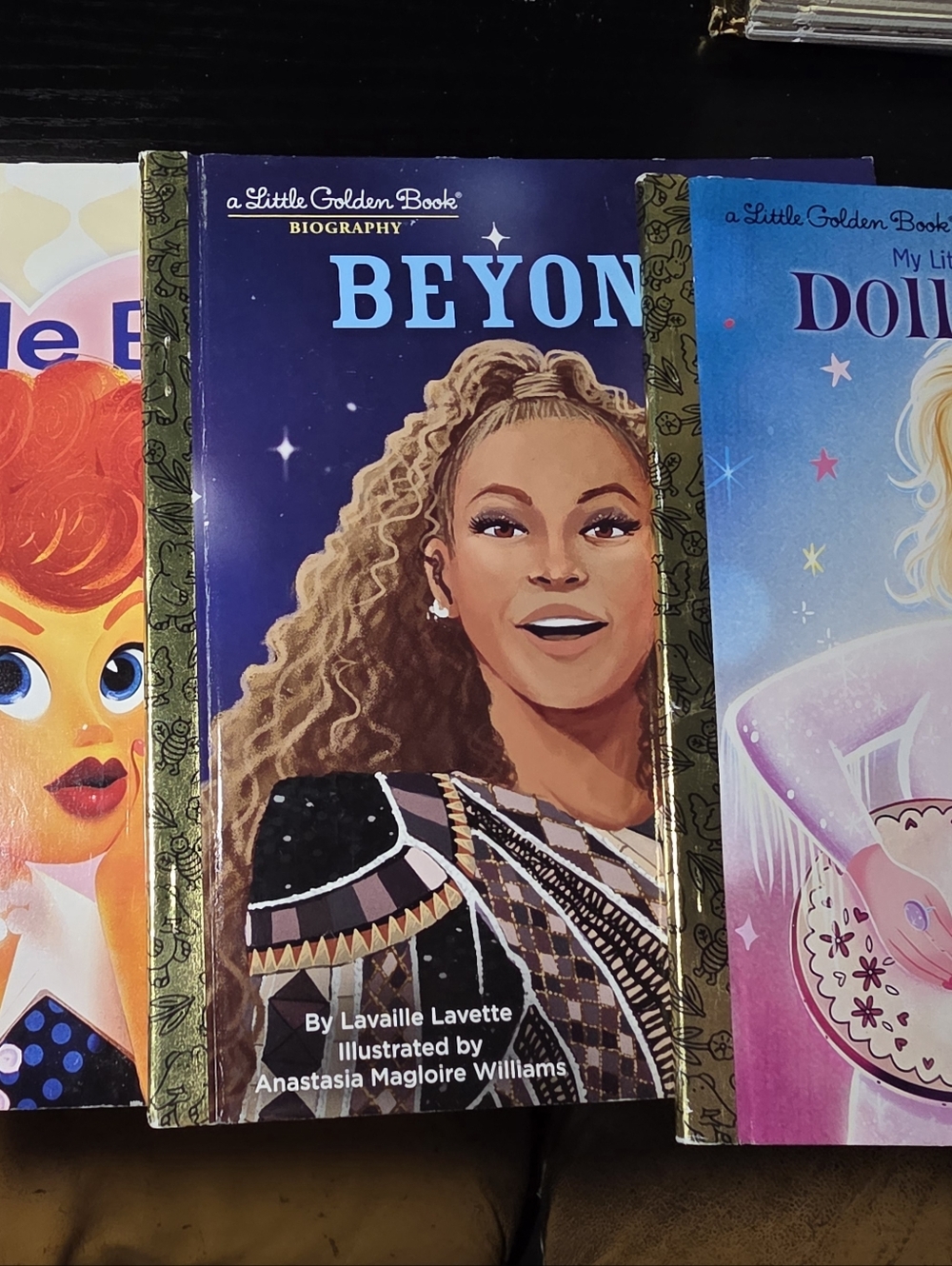 Little Golden Books Lot Women Performers Lucille Ball Beyonce Dolly Parton